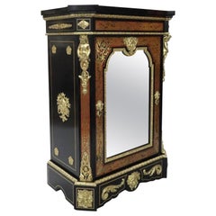 Vintage French Napoleon III Boulle Side Cabinet by Mathieu Befort