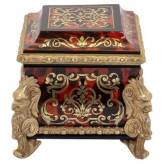 French Napoleon III Boulle Tea Caddy