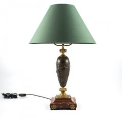 French Napoleon III Bronze Table Lamp