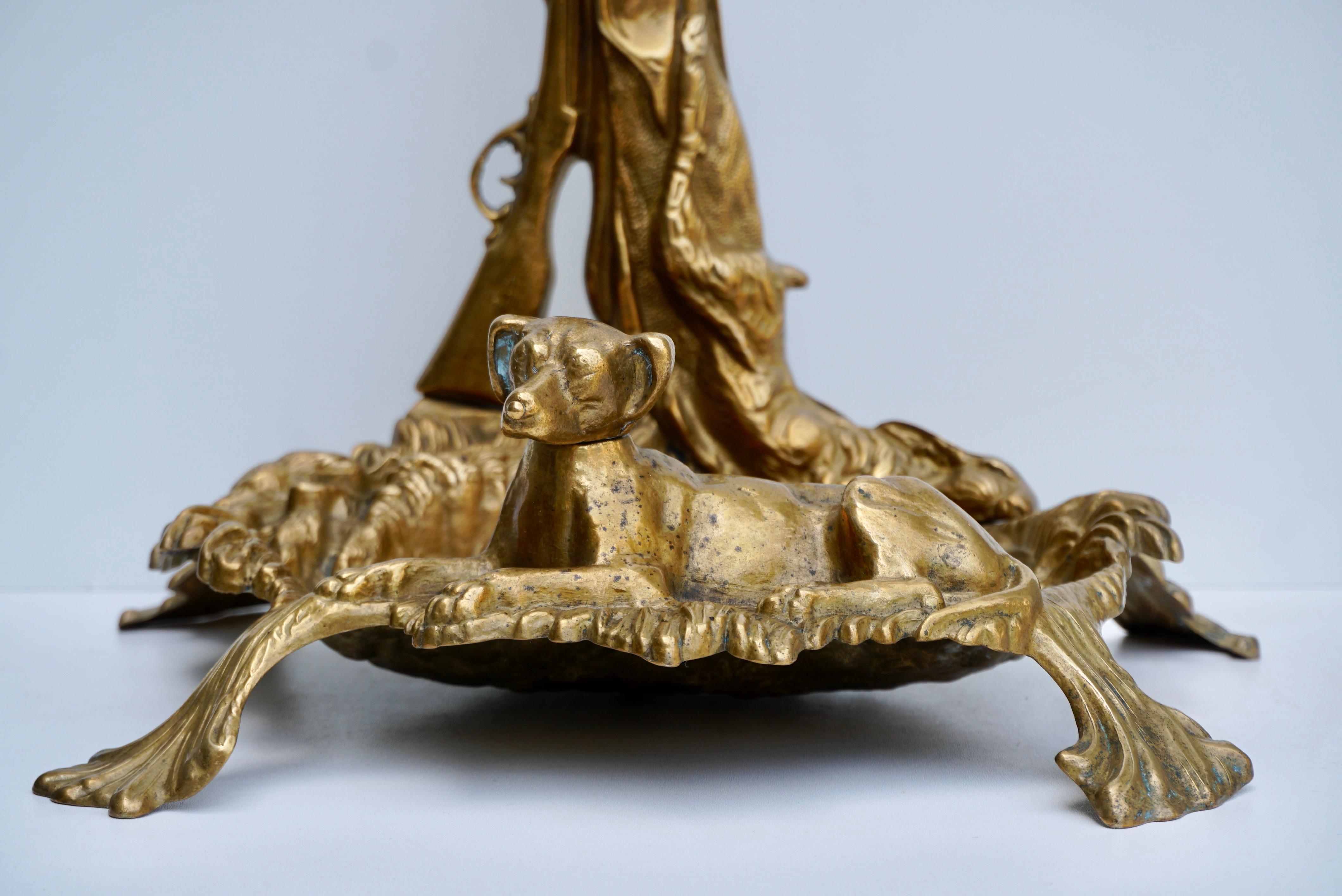 Französischer Napoleon III Bronze Umbrella Stand mit Jagdmotiven (20. Jahrhundert) im Angebot