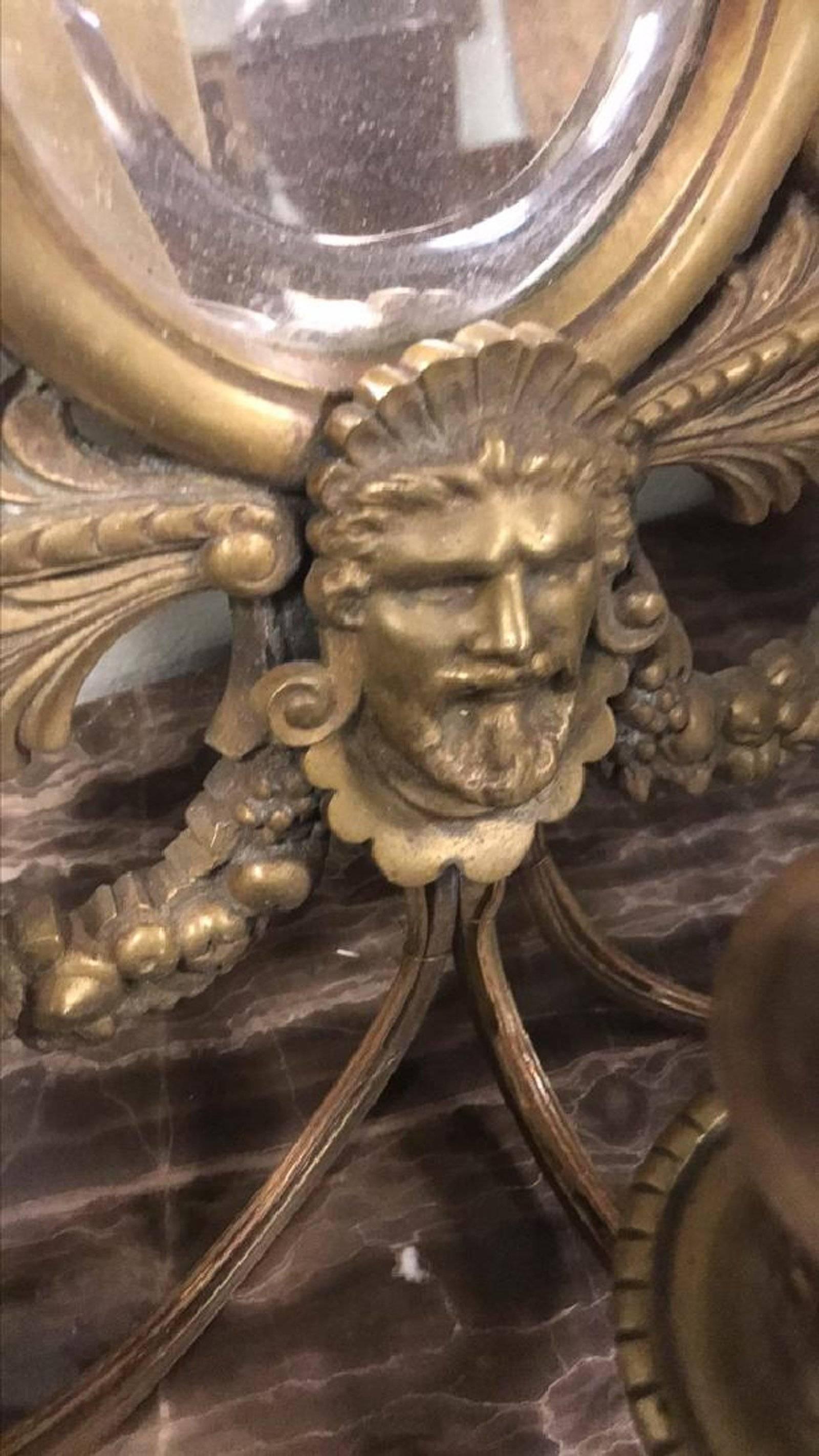 Appliques Napoléon III en bronze Bon état à Dallas, TX