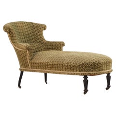 Chaise longue francese in stile Napoleone III, 1860 circa