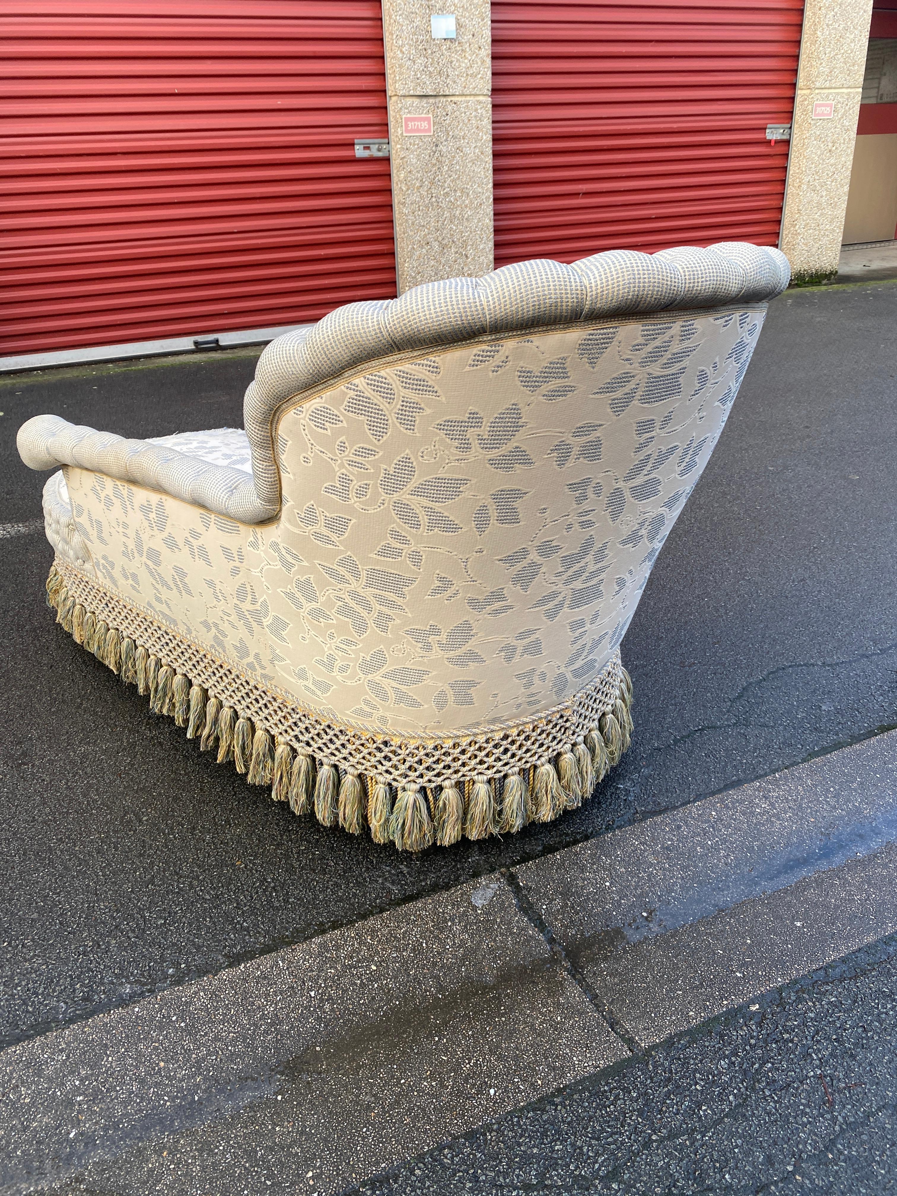 Chaise Longue francese Napoleone III XIX eme in vendita 4