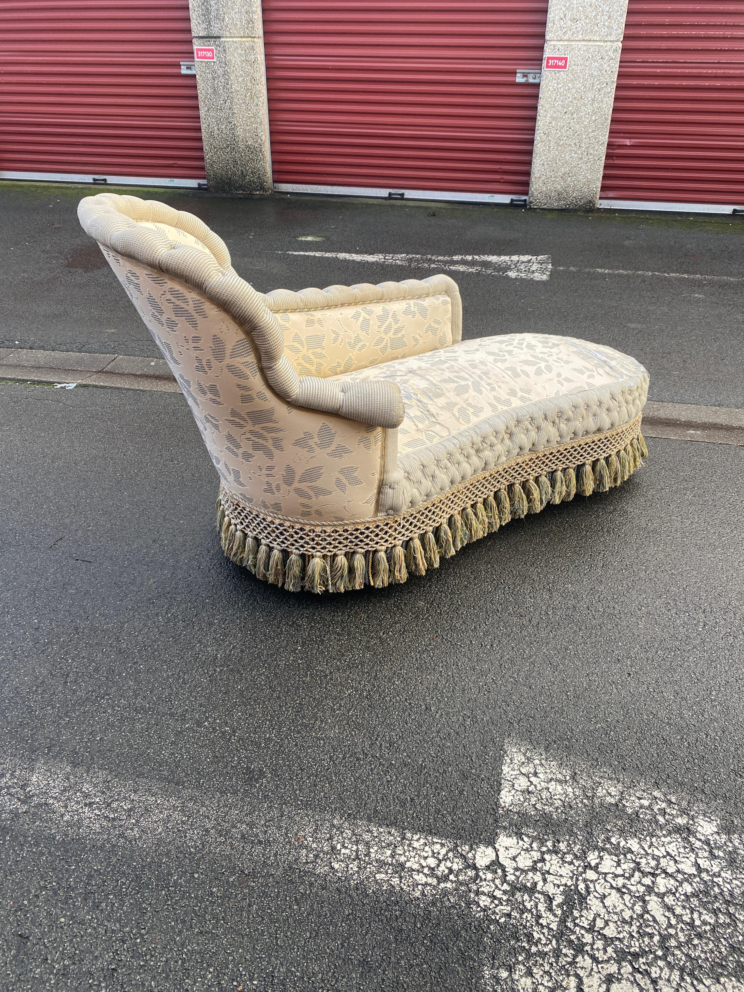 Chaise Longue francese Napoleone III XIX eme in vendita 6