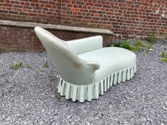 French Napoleon III Chaise Longue XIX eme