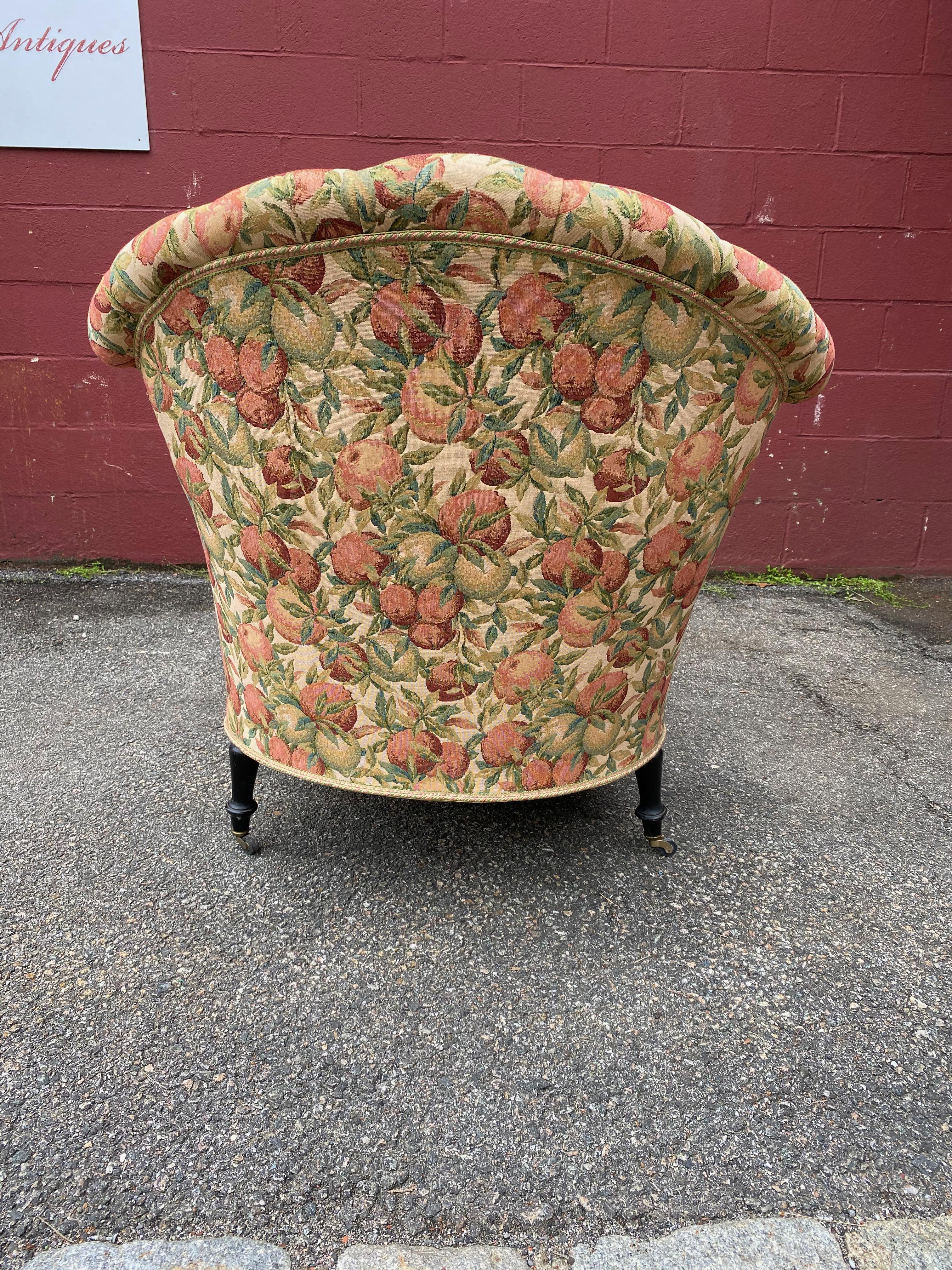 French Napoleon III Chaise with Tufted Back 5