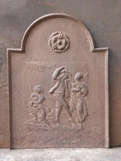 French Napoleon III 'Dancers' Fireback / Backsplash, 19th Century