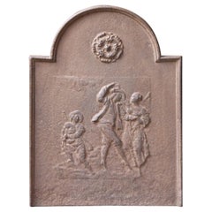 French Napoleon III 'Dancers' Fireback / Backsplash, 19th Century