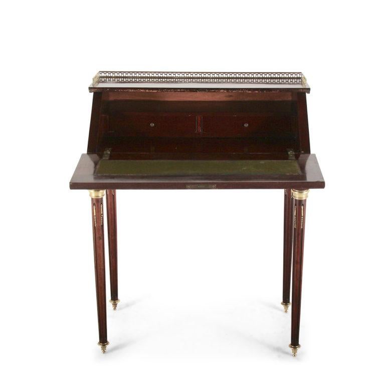 19th Century  French ‘Napoleon III' Drop-Front Desk