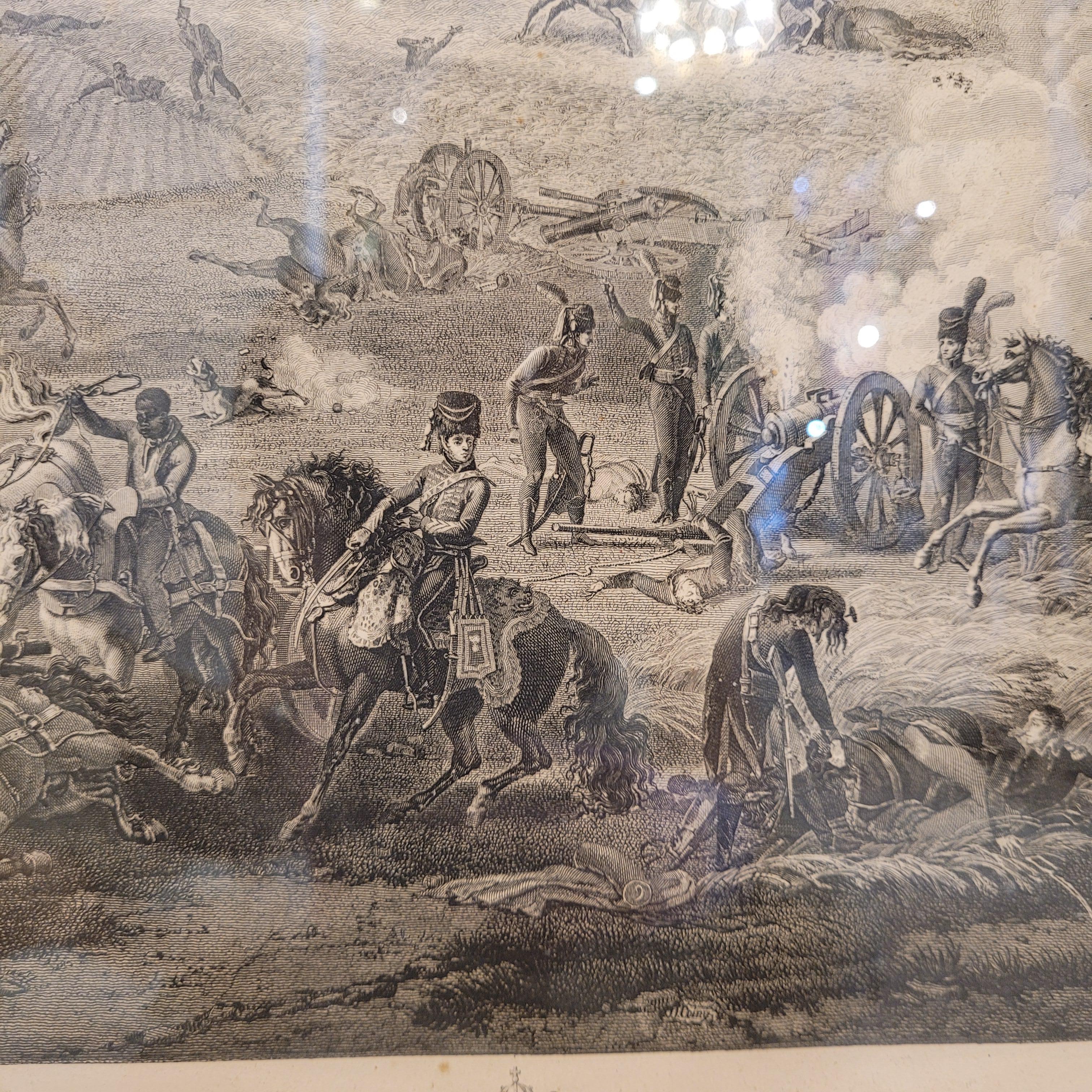French Napoleon III Engraving “Battle of Marengo” by Jacques-Joseph Coiny For Sale 7