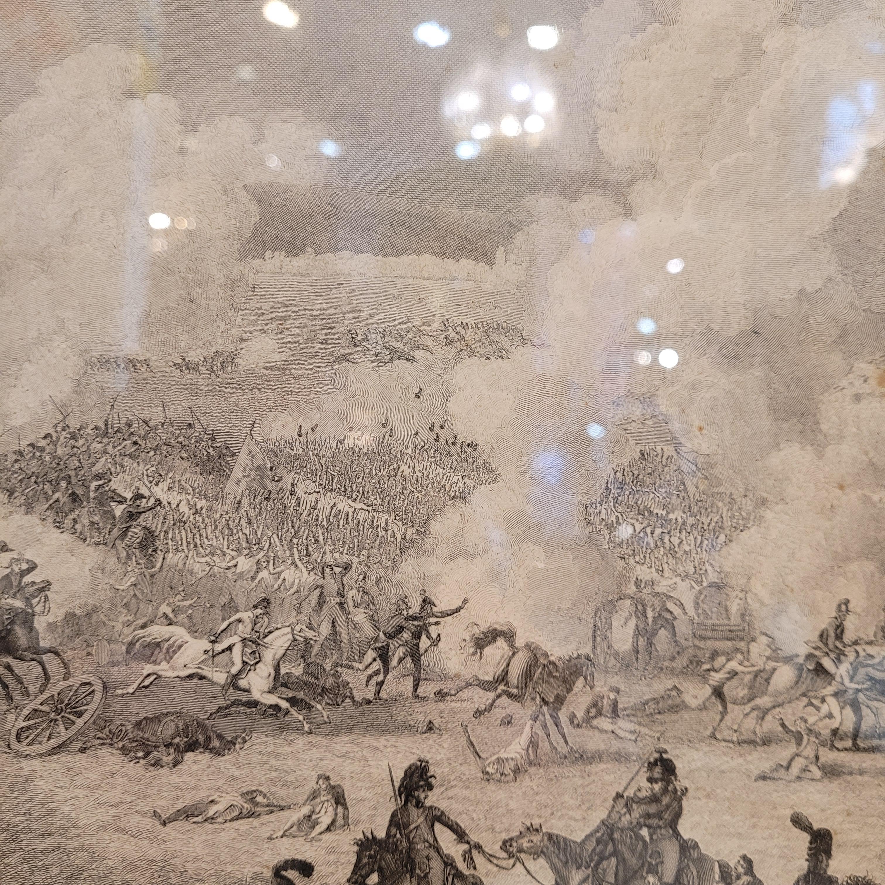 French Napoleon III Engraving “Battle of Marengo” by Jacques-Joseph Coiny For Sale 9
