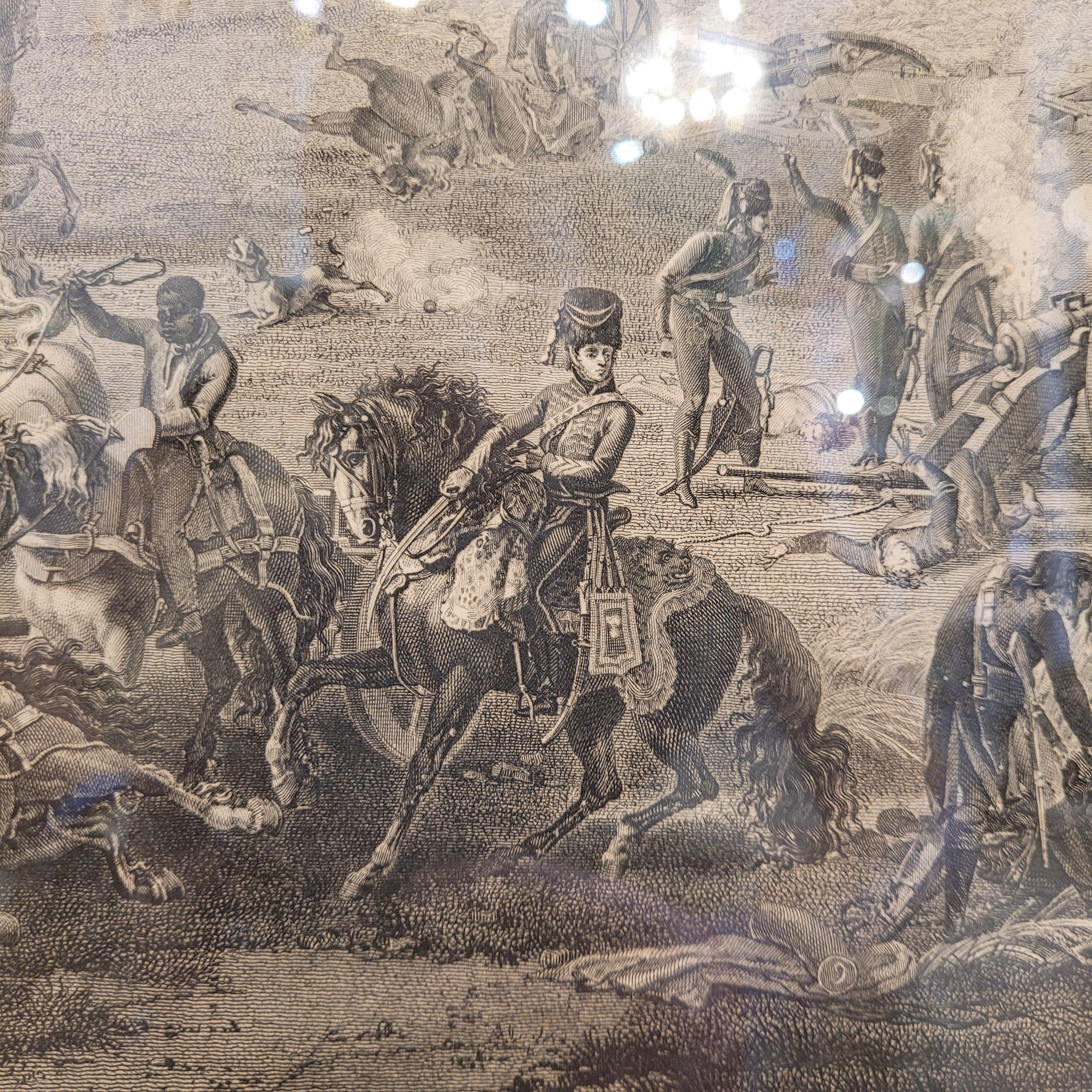French Napoleon III Engraving “Battle of Marengo” by Jacques-Joseph Coiny For Sale 11