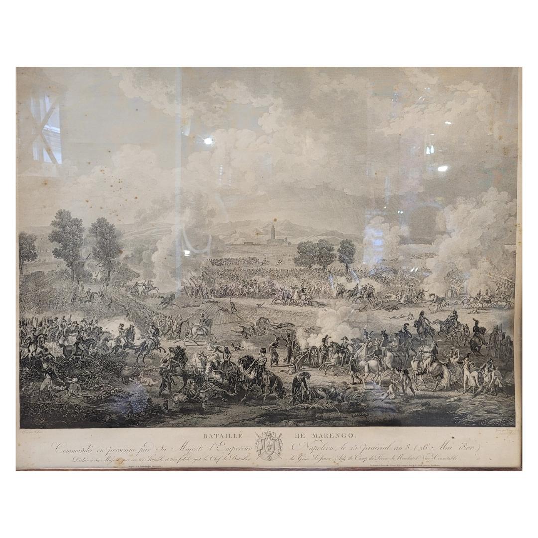 French Napoleon III Engraving “Battle of Marengo” by Jacques-Joseph Coiny For Sale 14