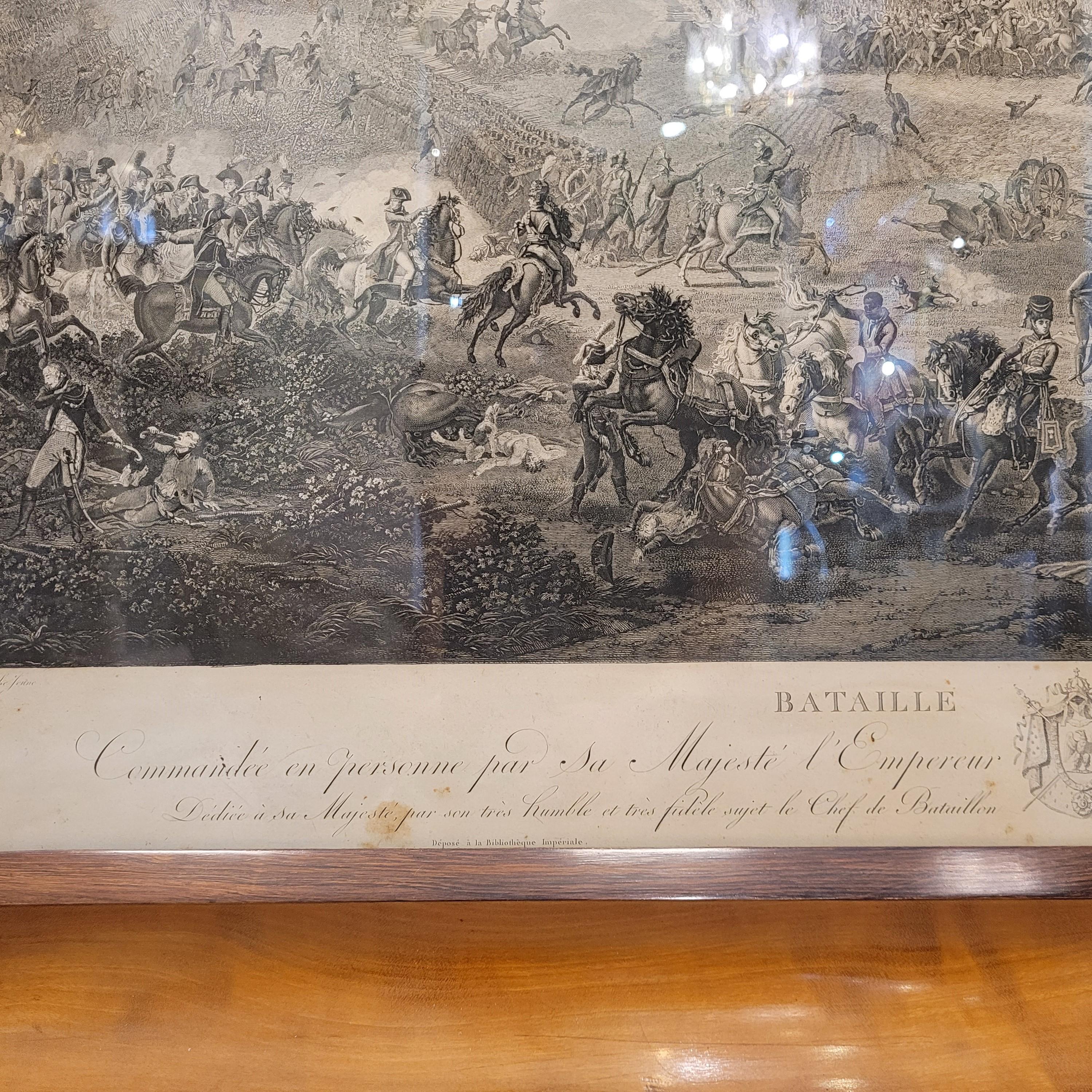 French Napoleon III Engraving “Battle of Marengo” by Jacques-Joseph Coiny For Sale 2