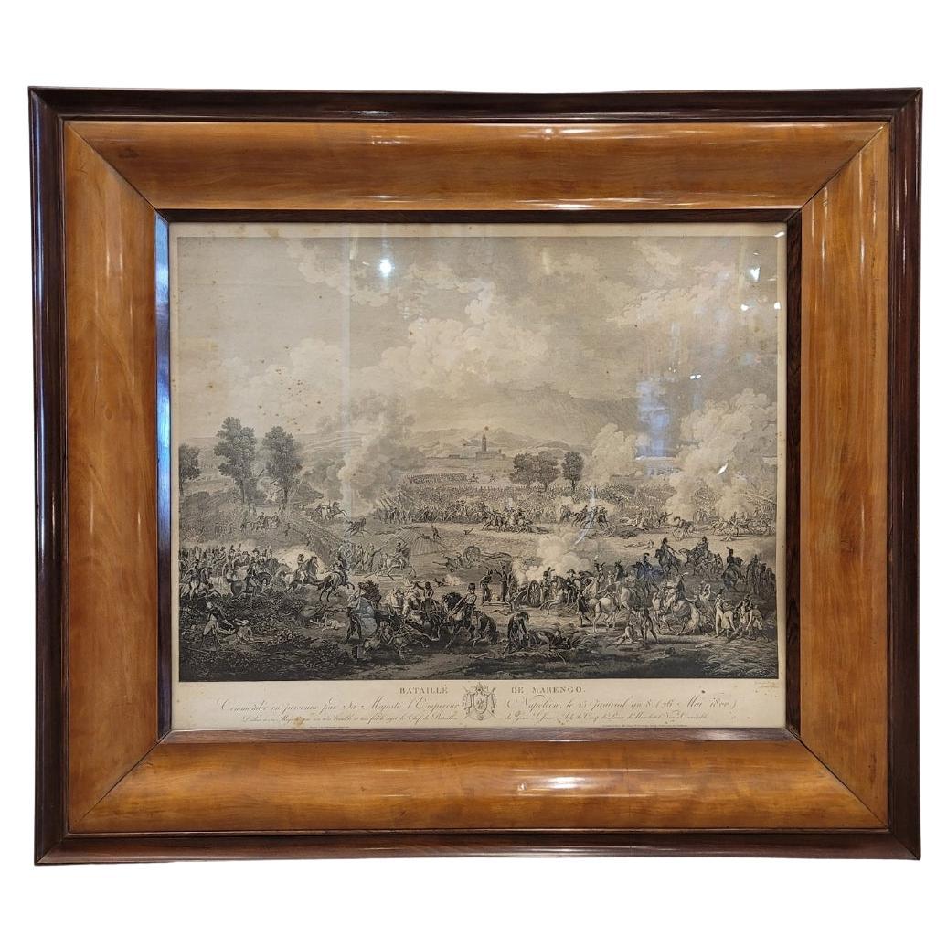 French Napoleon III Engraving “Battle of Marengo” by Jacques-Joseph Coiny