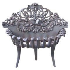 Grille de cheminée Napoléon III, Grille de cheminée, 19e siècle, époque victorienne