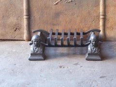 French Napoleon III Fire Grate, Fireplace Grate