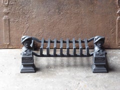 French Napoleon III Fire Grate, Fireplace Grate