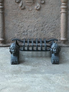 French Napoleon III Fire Grate, Fireplace Grate