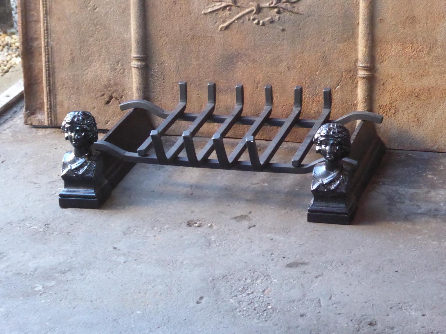 French Napoleon III Fire Grate, Fireplace Grate In Good Condition In Amerongen, NL