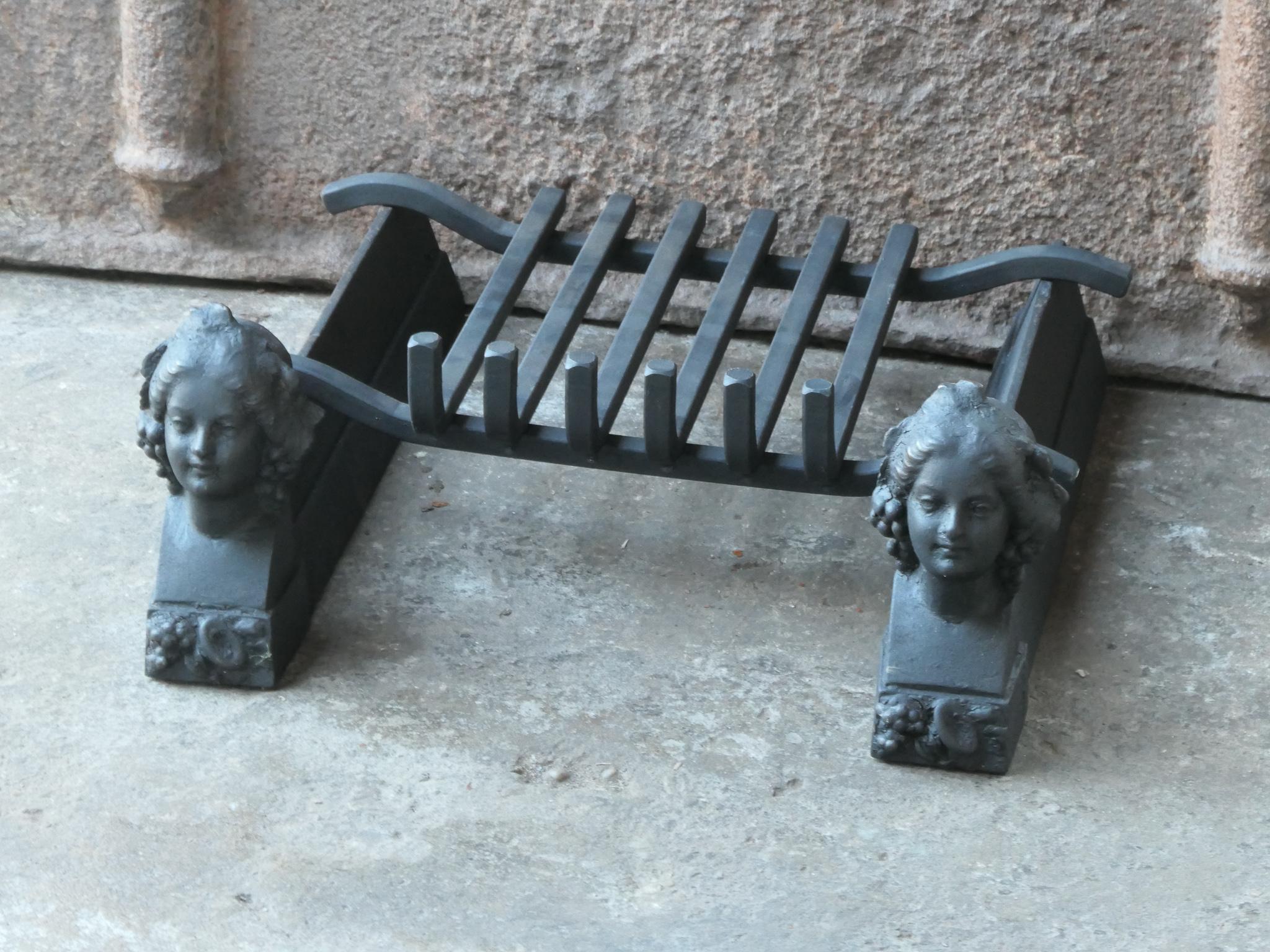 French Napoleon III Fire Grate, Fireplace Grate In Good Condition For Sale In Amerongen, NL