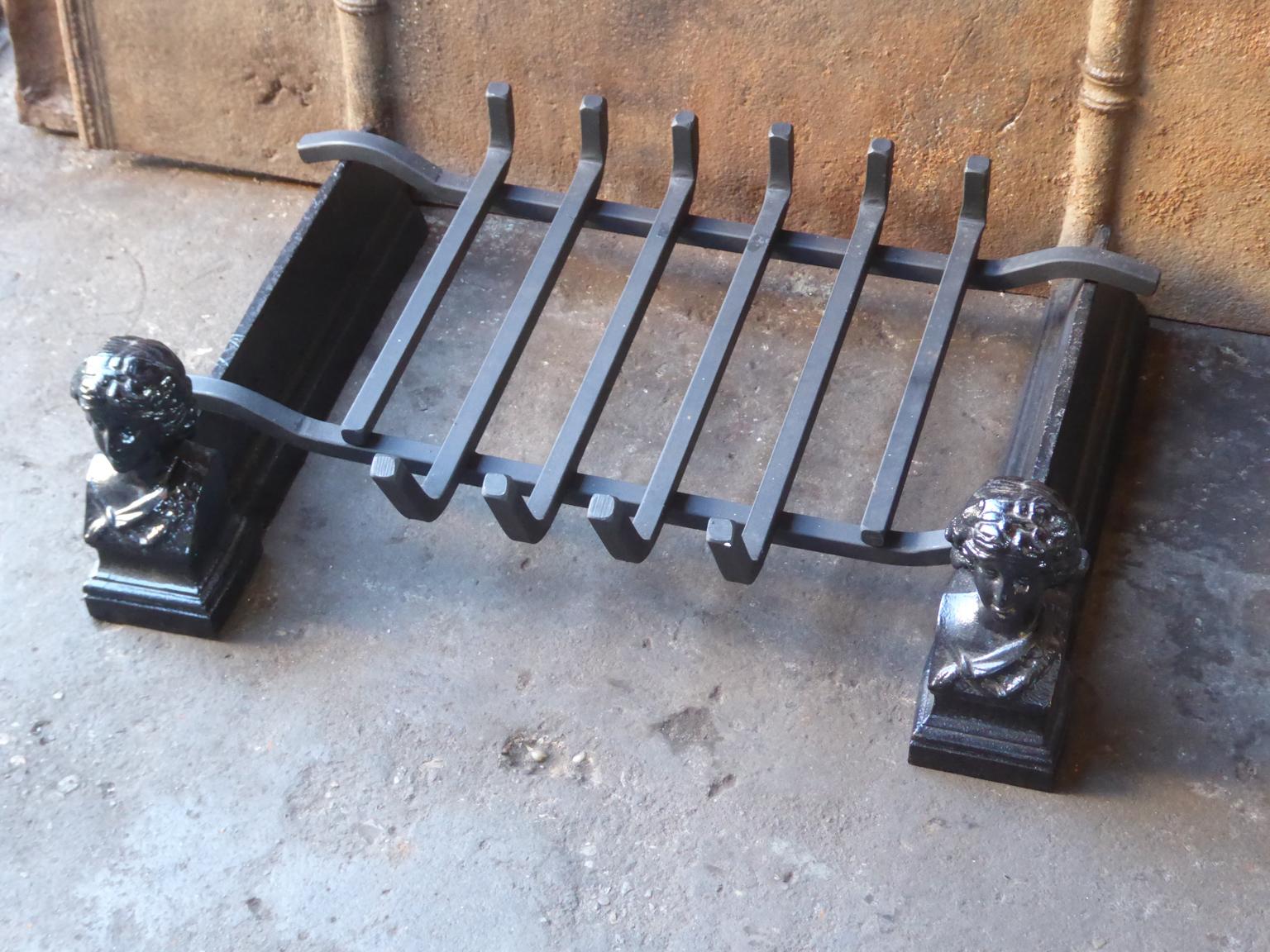 20th Century French Napoleon III Fire Grate, Fireplace Grate