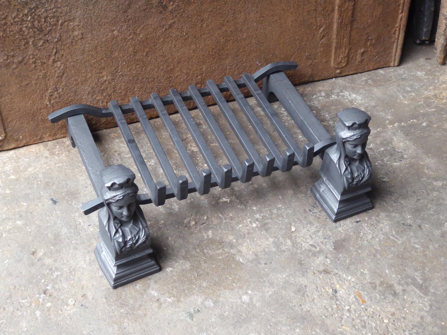 20th Century French Napoleon III Fire Grate, Fireplace Grate For Sale