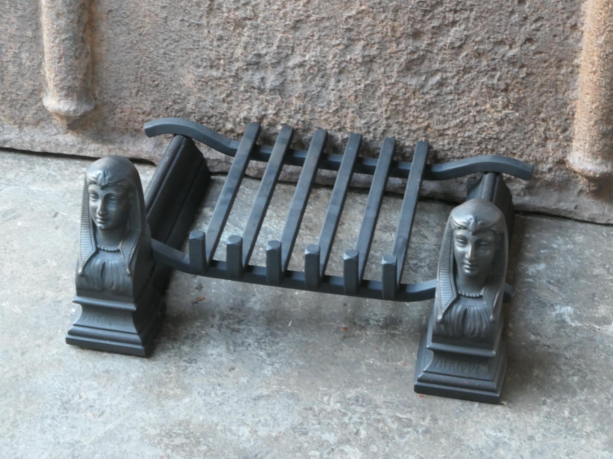 20th Century French Napoleon III Fire Grate, Fireplace Grate For Sale