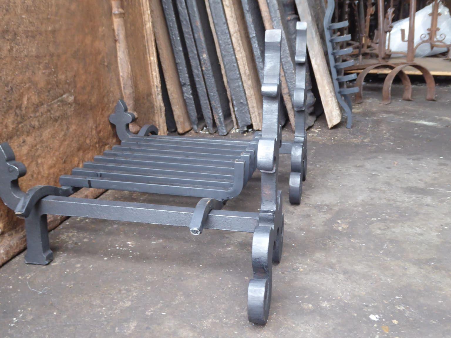 French Napoleon III Fire Grate, Fireplace Grate en vente 1