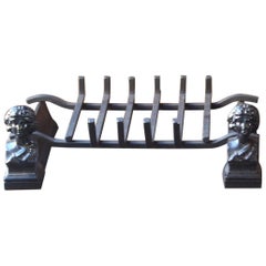 French Napoleon III Fire Grate, Fireplace Grate