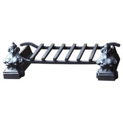 French Napoleon III Fire Grate, Fireplace Grate