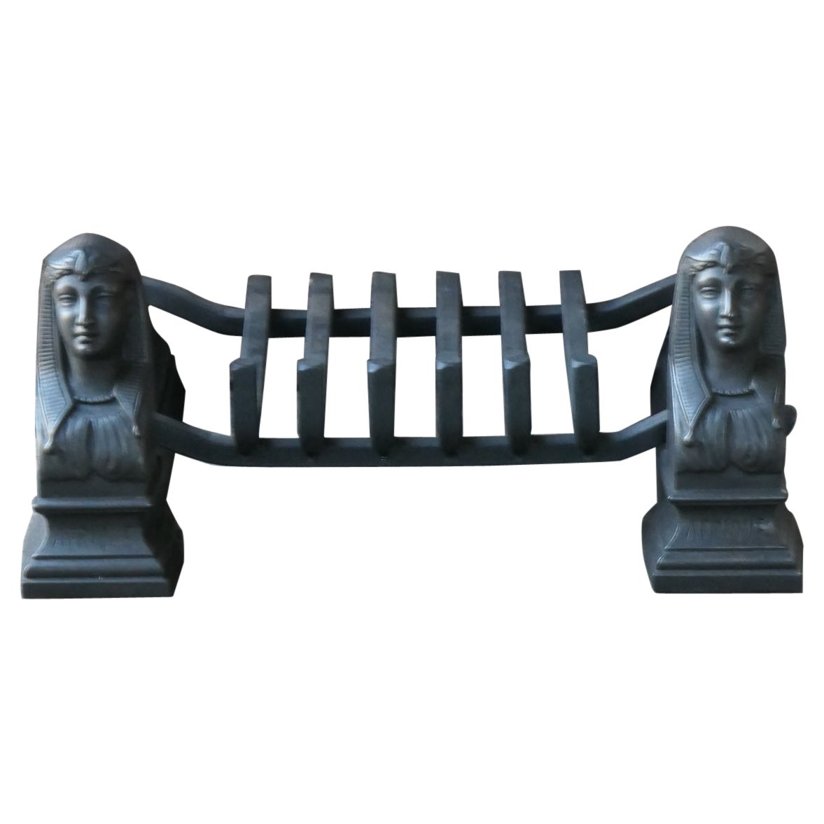 French Napoleon III Fire Grate, Fireplace Grate
