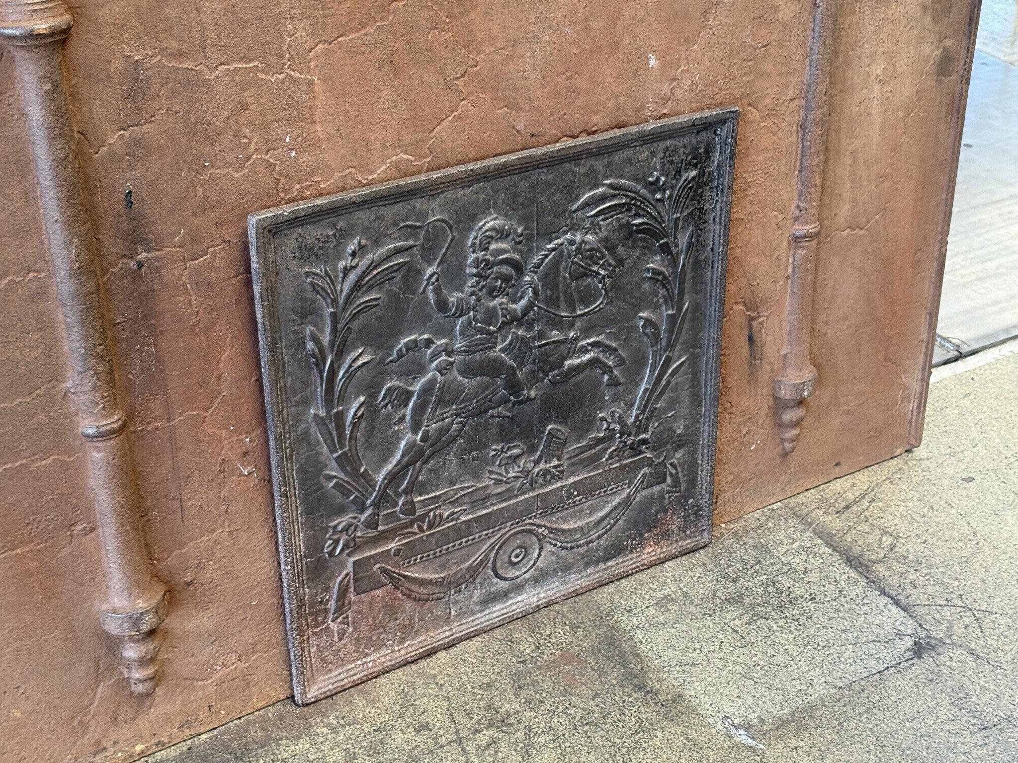 Cast French Napoleon III Fireback / Backsplash, 19th Century Period For Sale