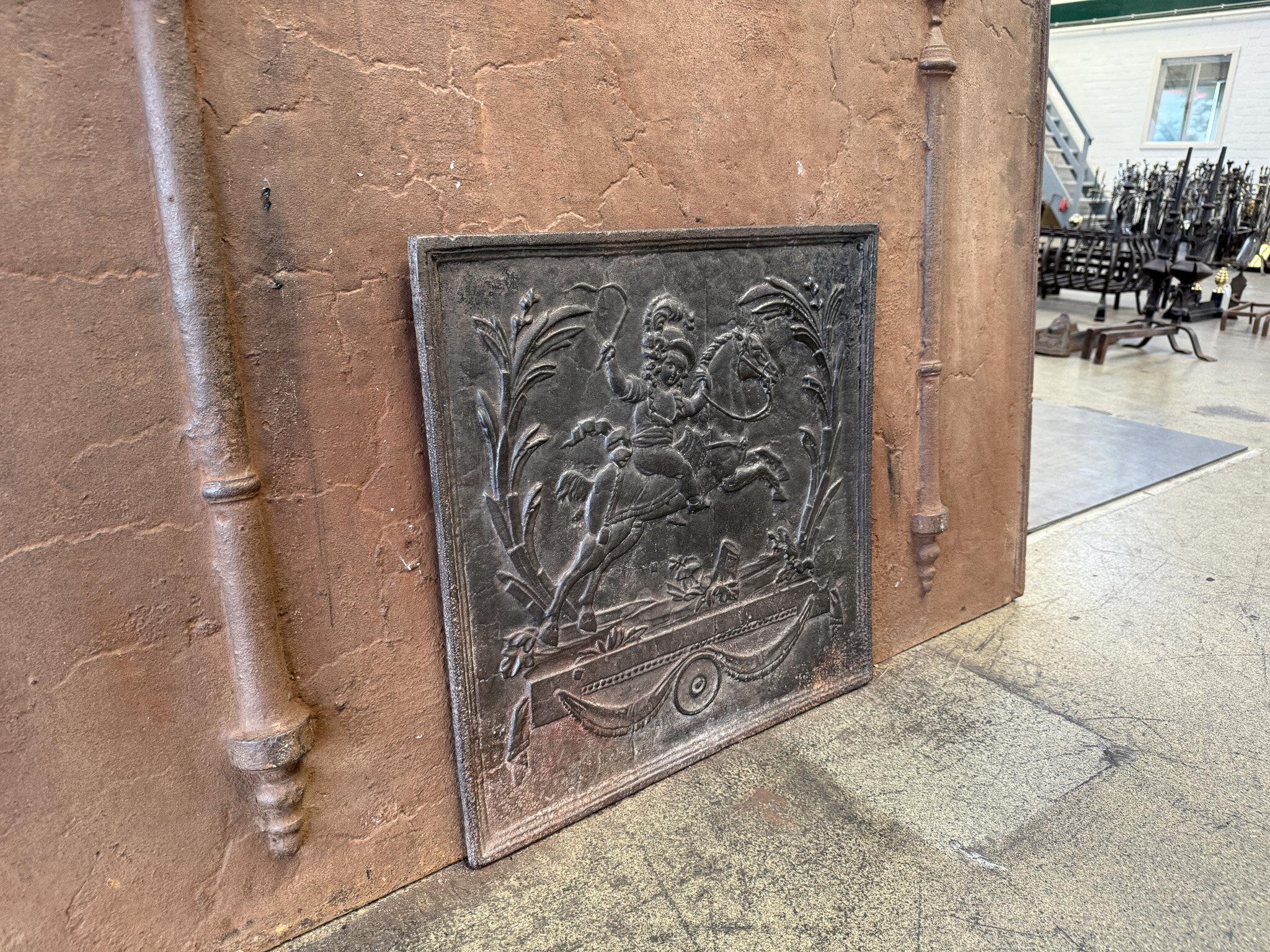 French Napoleon III Fireback / Backsplash, 19th Century Period For Sale 3
