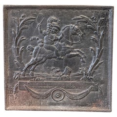 French Napoleon III Fireback / Backsplash, 19th Century Period