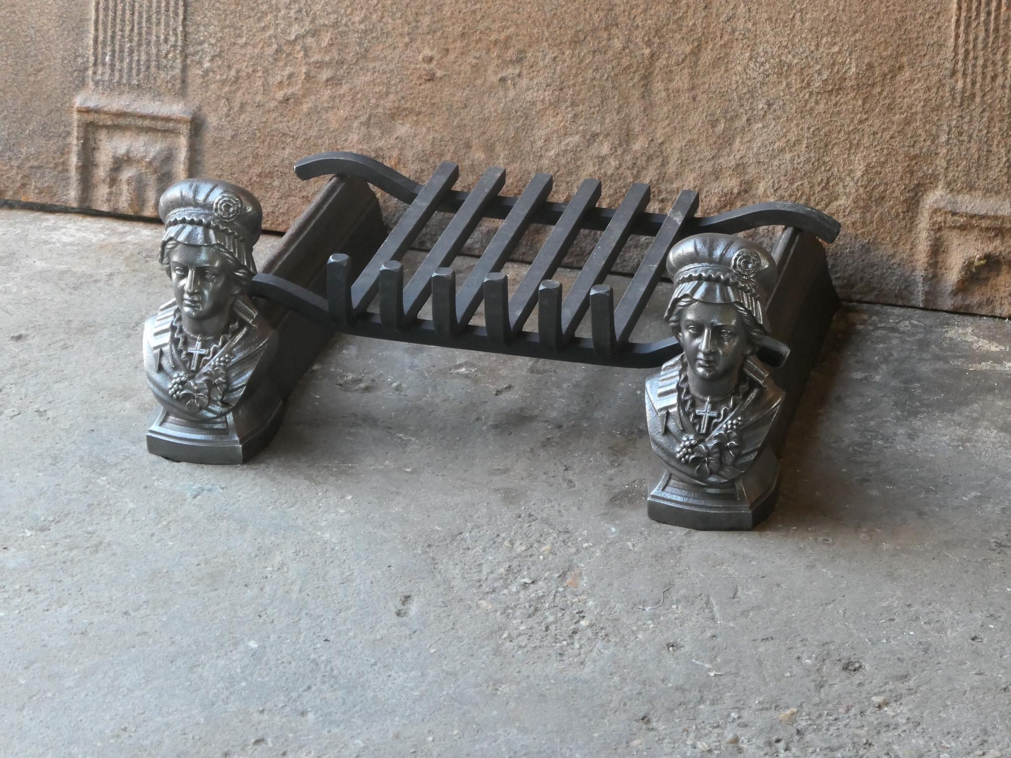 French Napoleon III Fireplace Log Grate, 19th Century For Sale 1