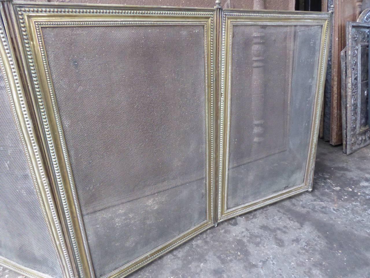 French Napoleon III Fireplace Screen or Fire Screen 5