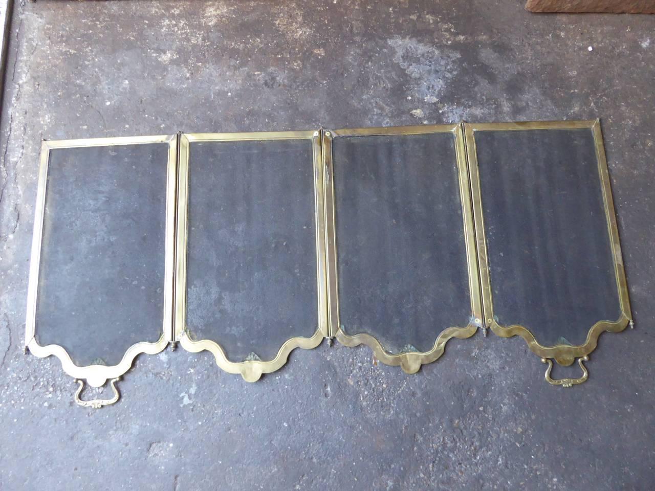 French Napoleon III Fireplace Screen or Fire Screen 6