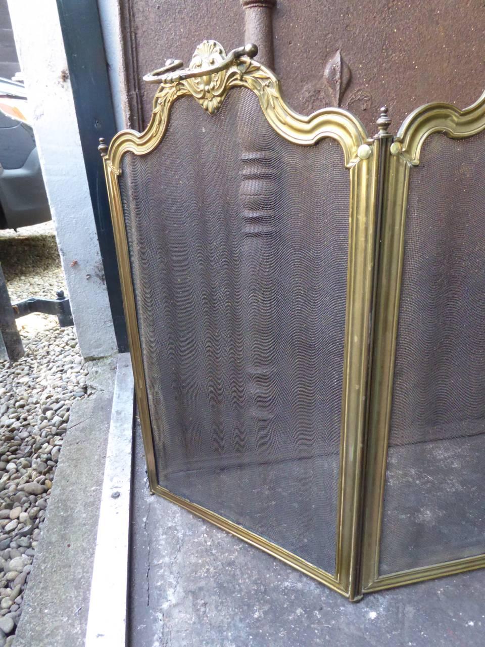 French Napoleon III Fireplace Screen or Fire Screen In Good Condition In Amerongen, NL