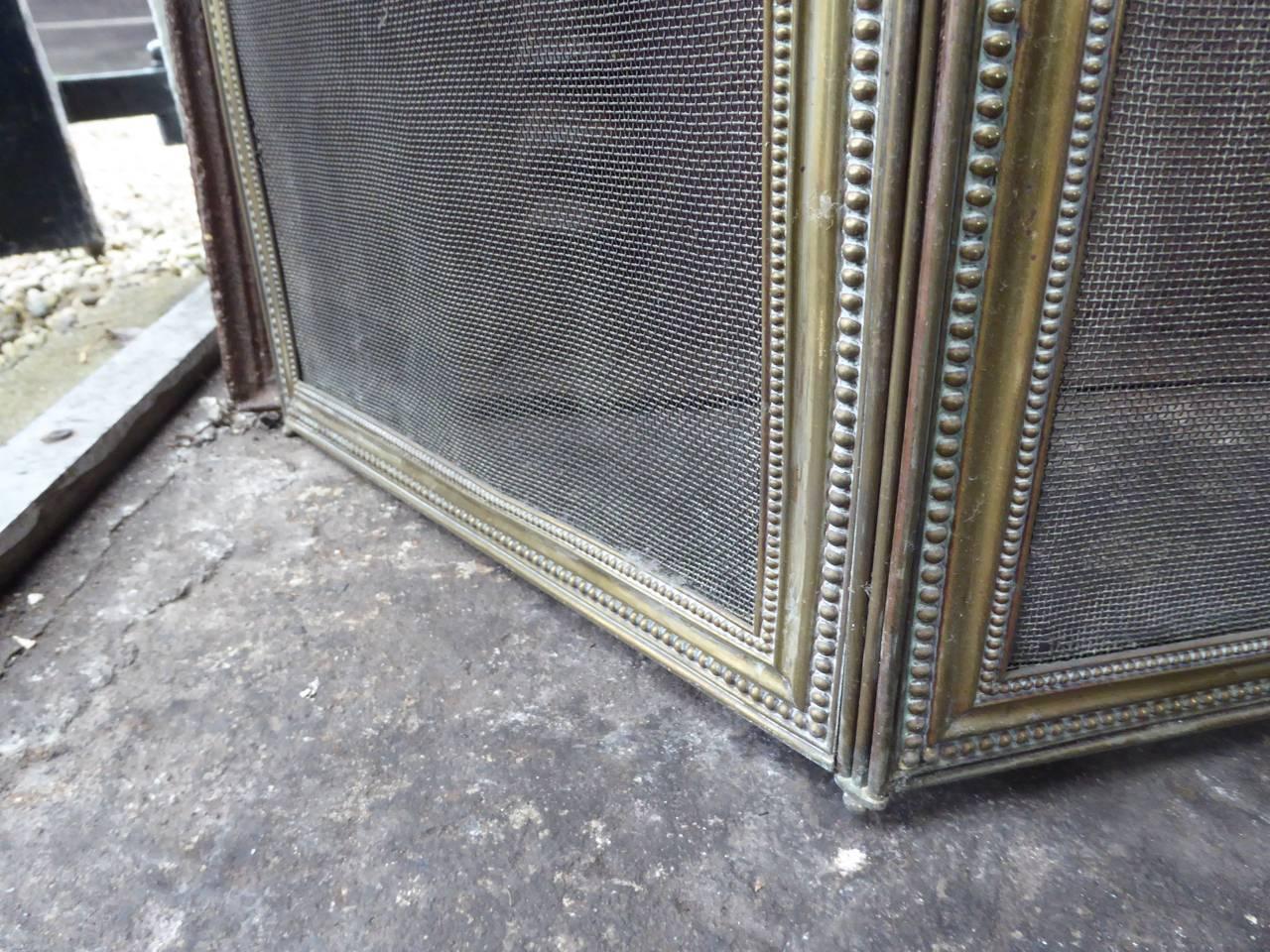 French Napoleon III Fireplace Screen or Fire Screen 4
