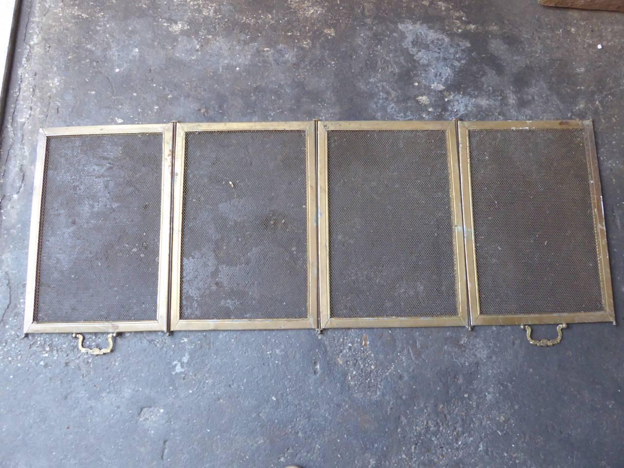 French Napoleon III Fireplace Screen or Fire Screen 4