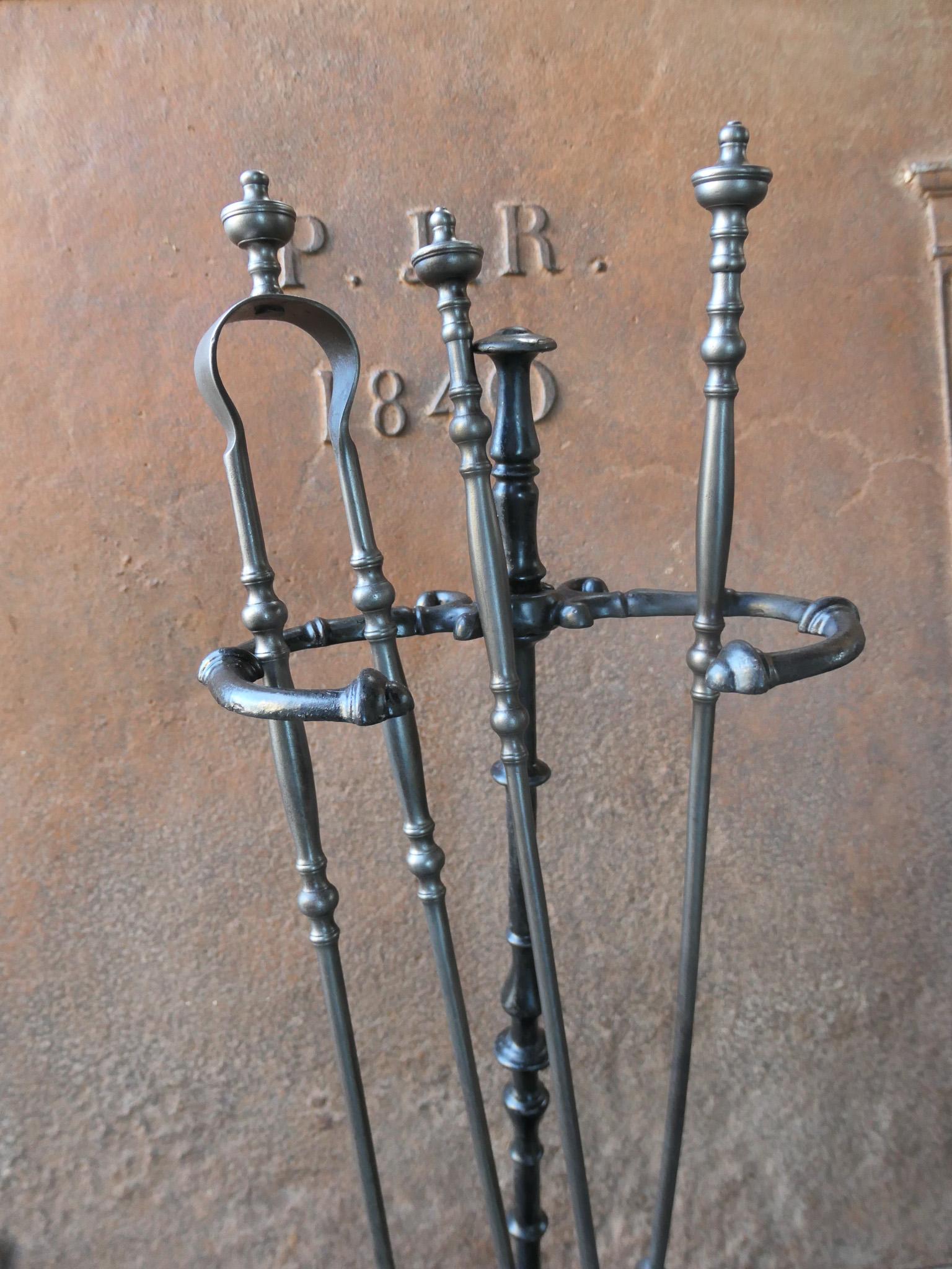 French Napoleon III Fireplace Tools, 19th Century For Sale 7