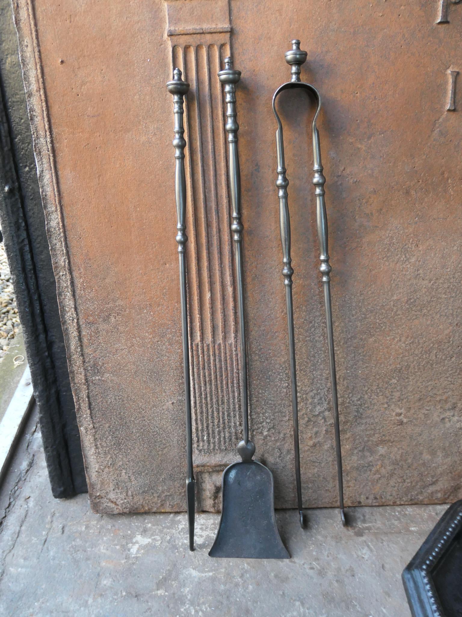 French Napoleon III Fireplace Tools, 19th Century For Sale 8
