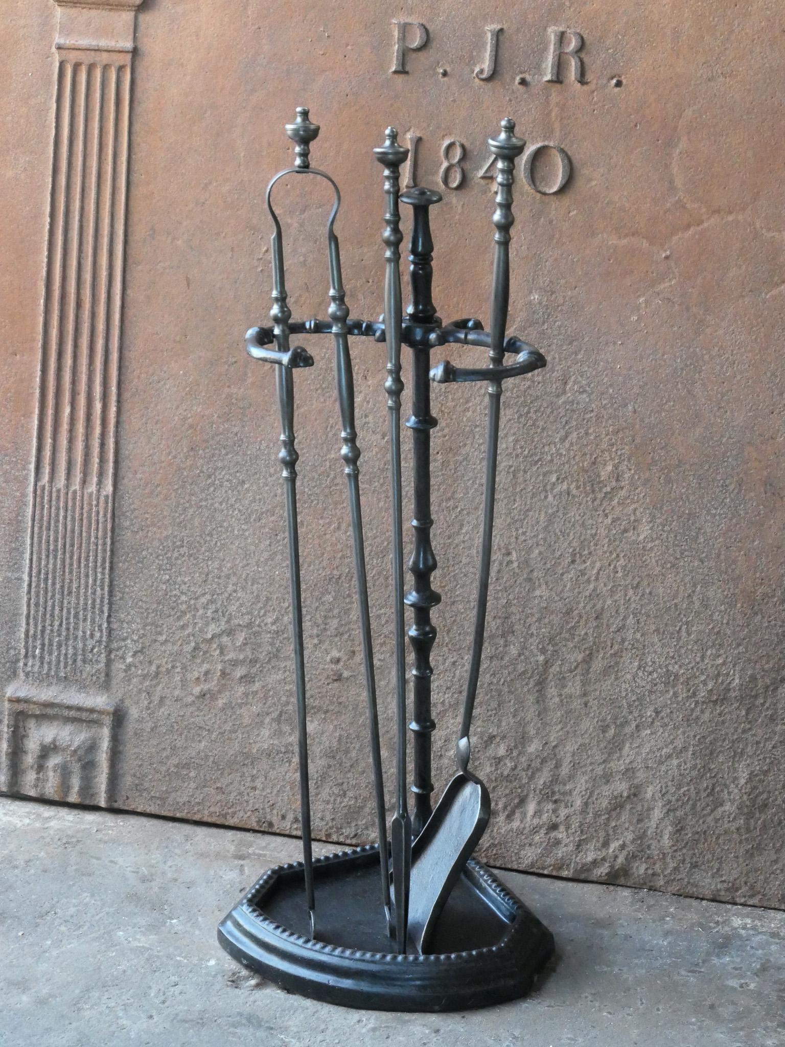 French Napoleon III Fireplace Tools, 19th Century For Sale 1