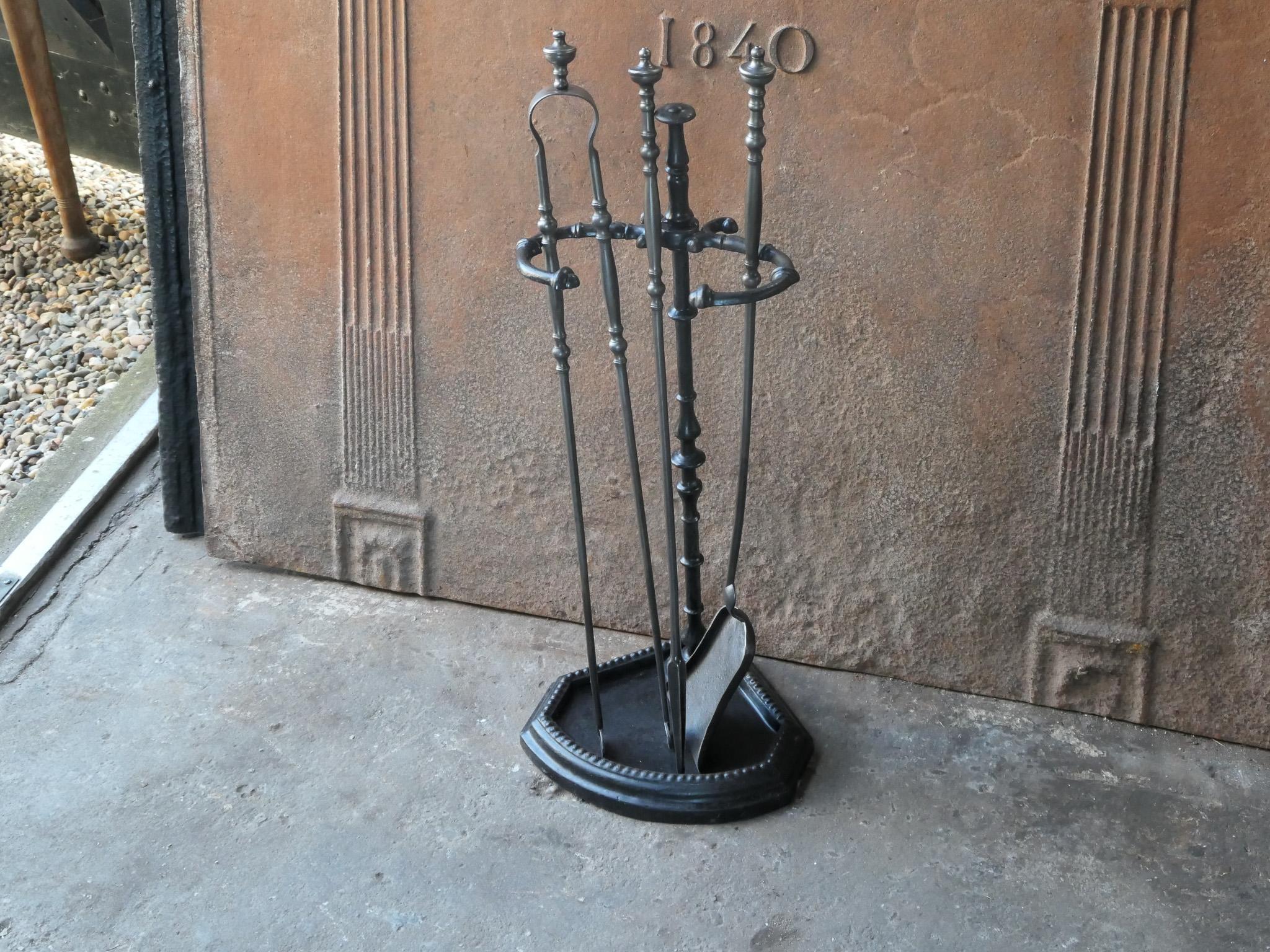 French Napoleon III Fireplace Tools, 19th Century For Sale 3