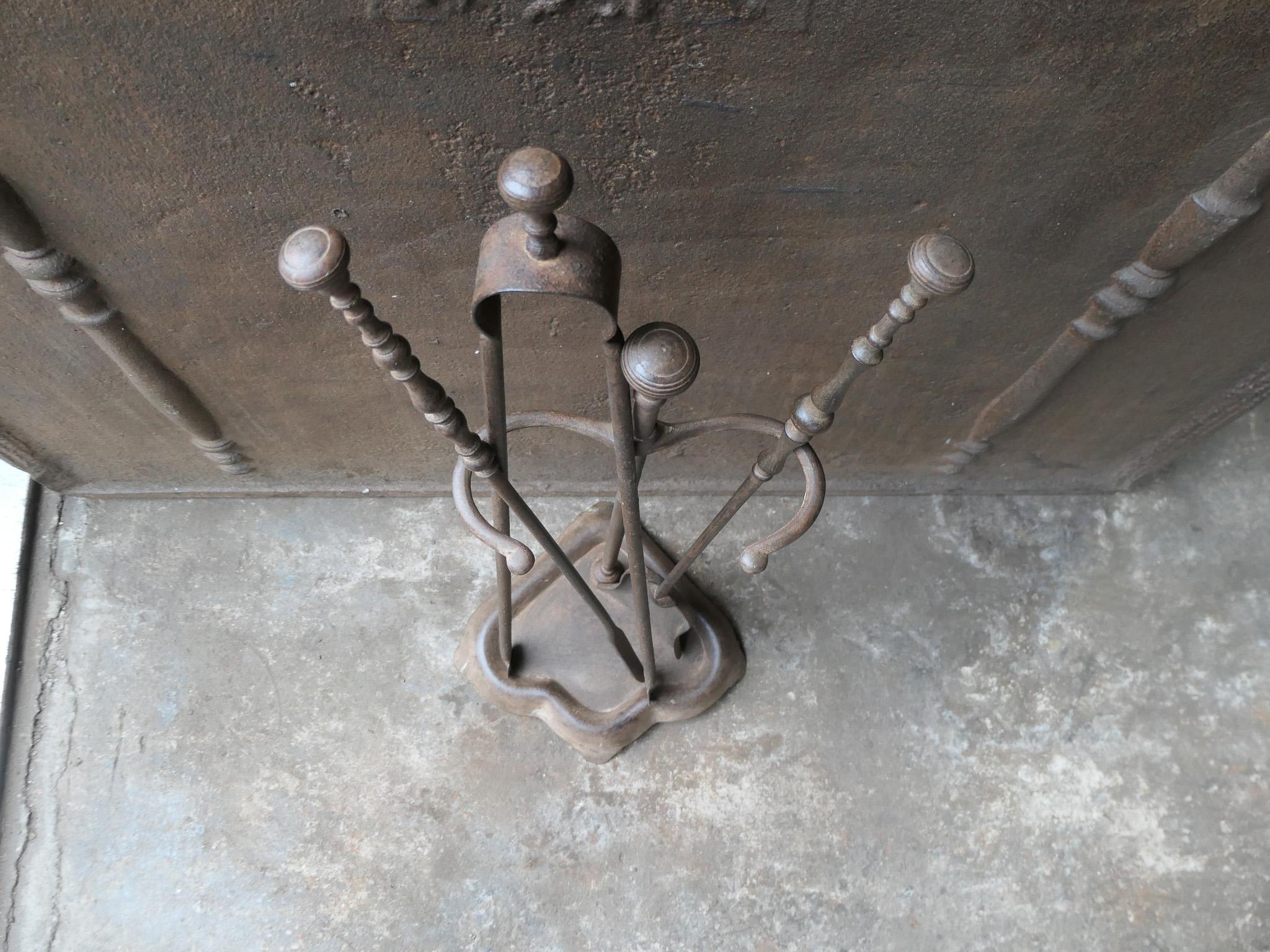 French Napoleon III Fireplace Tools, 19th Century For Sale 3