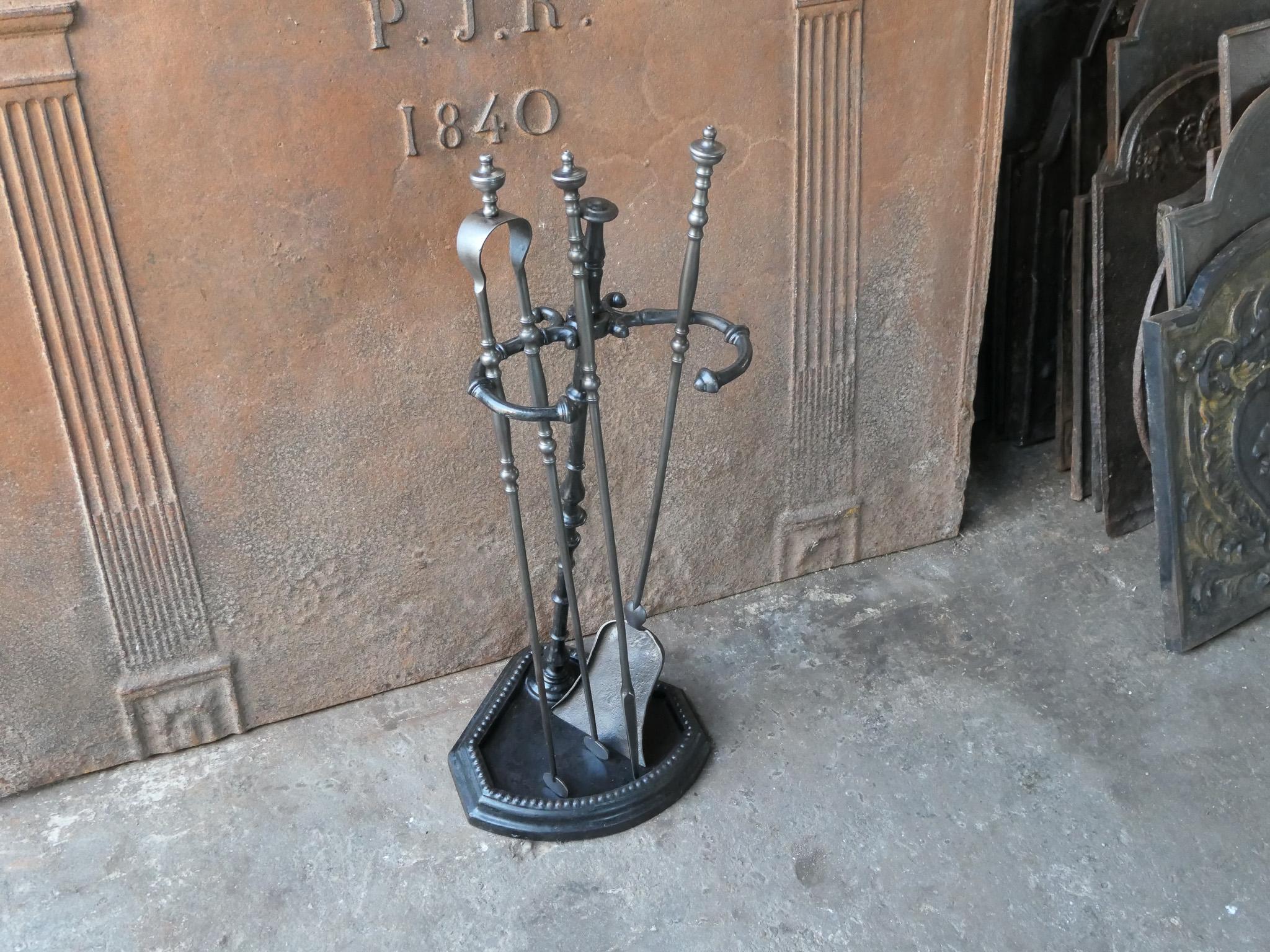 French Napoleon III Fireplace Tools, 19th Century For Sale 4