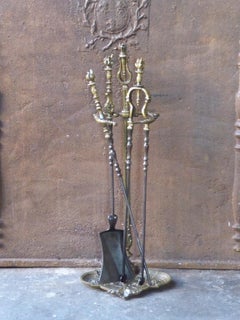 French Napoleon III Fireplace Tools or Fire Tools, 19th Century