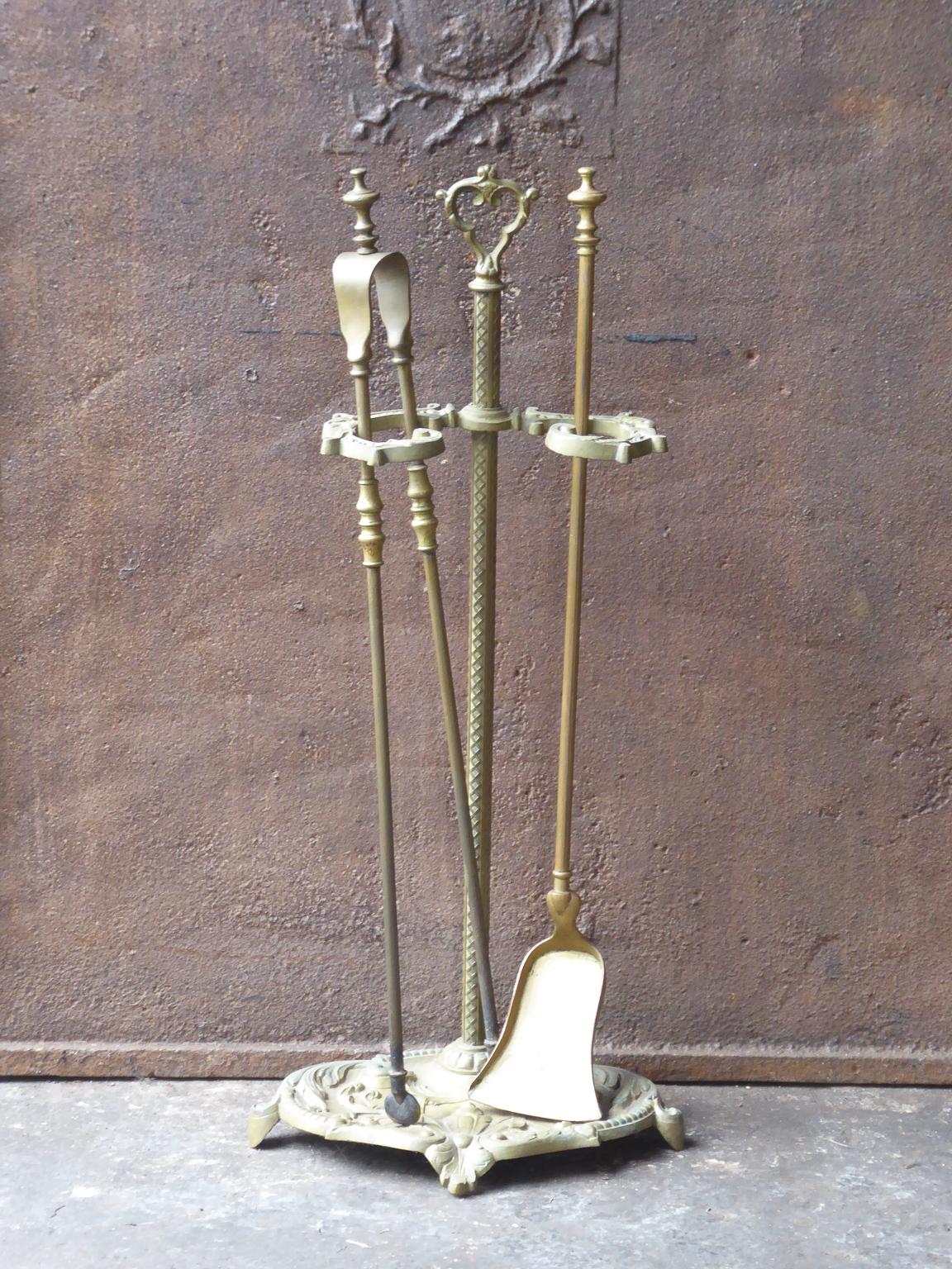 French Napoleon III Fireplace Tools or Fire Tools In Good Condition In Amerongen, NL