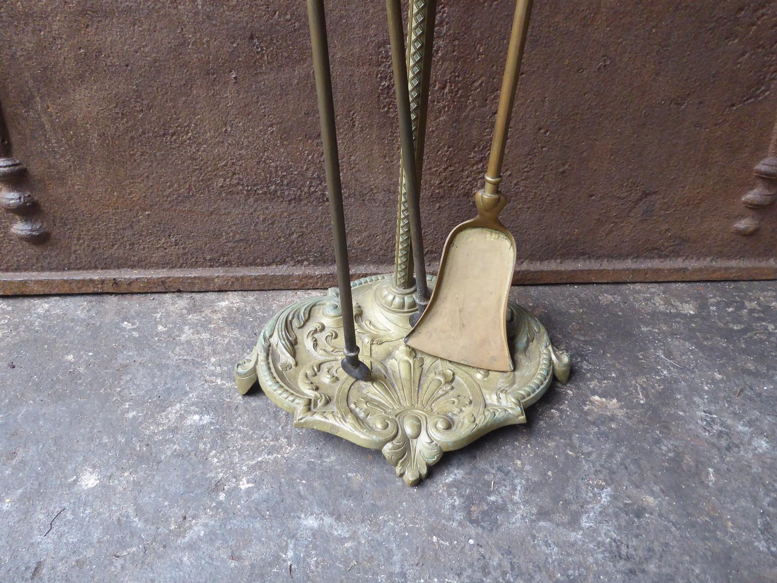 French Napoleon III Fireplace Tools or Fire Tools 2